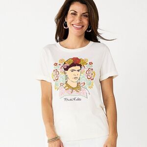 Women's Sonoma Community Hispanic Heritage Month Frida Folk Flowers Graphic Tee